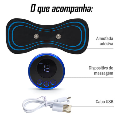 Massageador Elétrico Ultra Portátil - Pocket Pulse - 1 Peça, 2 Peças, 3 Peças, 4 Peças, 5 Peças - Tudo Shop